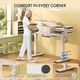 Компьютерный стол FLEXISPOT EC1PR1206, с регулировкой высоты, 120 × 60 см - изображение 7
