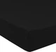 Простынь на резинке MirSon 0055 Black Pearl 160х190х25 (2200001077379) - изображение 1
