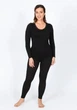 Женское термобелье Supretto Нежные объятия One Size Черный (5656_0001) - изображение 7