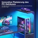 Компьютерный стол Coleshome, для геймеров с LED-подсветкой - изображение 5