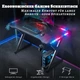 Компьютерный стол HLONONE, для геймеров с LED-подсветкой, 100 × 60 см - изображение 5