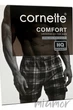 Трусы-боксеры с принтом Cornette Comfort 002/347 2XL Темно-синий - изображение 3