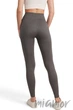 Леггинсы бесшовные в рубчик без пуш-ап GIULIA Leggings RIB model 02 L/XL Темно-серый - изображение 3