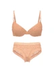 Мереживний комплект Victoria's Secret бюст Push-Up і трусики чики 1162385664 (Жовтогарячий 34A/S) - зображення 1