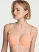 Мереживний комплект Victoria's Secret бюст Push-Up і трусики чики 1162385664 (Жовтогарячий 34A/S) - зображення 2
