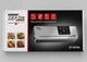 Вакуумний пакувальник Zepline ZP-00356 200 Вт сенсорне керування LED-дисплей вбудований різак режими для сухих і вологих продуктів Sous-Vide - изображение 7