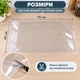 Прозрачная самоклеящаяся защитная плёнка для кухни 70×45 см, от жира, брызг и загрязнений - изображение 8