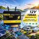 Акумулятор LiFePO4 LITH-TECH 12,8V 100Ah з BMS,BlUETOOTH, GRADE A,літій-залізо-фосфатна батарея для ДБЖ, RV, сонячних систем, струм розряду 100A - зображення 12