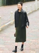 Куртка из искусственной кожи женская Uniqlo 490148469 L Черная (1159850497) - изображение 7