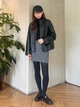 Куртка из искусственной кожи женская Uniqlo 490148469 L Черная (1159850497) - изображение 9