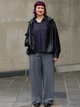 Куртка из искусственной кожи женская Uniqlo 490148469 L Черная (1159850497) - изображение 15