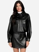 Куртка из искусственной кожи женская Guess 232494083 L Черная (1159859292) - изображение 1