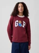 Свитшот на флисе женский GAP 189558274 XL Бордовый (1162211333) - изображение 1