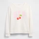Свитшот на флисе женский GAP 648771122 XL Белый (1162211587) - изображение 5