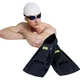 WATERTIME / Shuichuan Профессиональные тренировочные ласты для плавания вольным стилем, силиконовые детские ласты в форме утки, черные, размер 39 - изображение 2