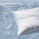 Подушка для глубокого сна Hilton Hotel Pillow, шейный отдел, класс А, 60 нитей хлопка, антибактериальное волокно, моющаяся, низкая подушка. - изображение 8
