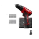 DELIXI ELECTRIC 12V Беспроводная литиевая аккумуляторная электрическая дрель, многофункциональная бытовая мини-отвертка, двухскоростная - изображение 1