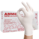 Одноразовые латексные перчатки AMMEX, 100 перчаток среднего размера, для стоматологических клиник, уборки дома, косметических процедур и осмотра при мытье посуды. - изображение 4