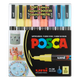 Акриловые маркеры Uni Mitsubishi POSCA (тонкий наконечник), мягкие, 8 цветов, ограниченная серия PC-3M, для плакатов, рекламы, рисования, граффити, живописи и акварели. - изображение 4