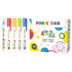 Акриловый маркер Snowhite POMAC Giant Power Drawing Direct Liquid Soft Tip для учеников начальной школы, непрозрачный, штабелируемый, смываемый, для использования учащимися. Набор акварельных ручек DM9924 с кистью для художественного образования. - изображение 4