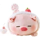 MINISO Маленька свинка B-BO Полунична свинка Плюшева лялька М'яка подушка для дівчаток, подарунок на день народження іграшка подарунок для найкращої подруги - зображення 1