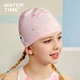 WATERTIME / Детская плавательная шапочка Shuichuan для мальчиков и девочек, водонепроницаемая силиконовая шапочка для плавания, не сдавливающая волосы, с принтом кошки и маленькой принцессы. - изображение 6
