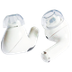 Насадки и колпачки для наушников KOVOL, совместимые с Apple AirPods Pro 1/2 и первого/второго поколений, силиконовые нескользящие прозрачные защитные чехлы для наушников [средний размер], 1 пара. - изображение 4