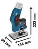 Akumulatorowa frezarka krawędziowa Bosch Professional GKF 12V-8 12 V 8 mm bez akumulatora (06016B0002) - obraz 2