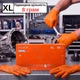 СУПЕР ПРОЧНЫЕ перчатки нитриловые MediOK Diamond Grip Firefall размер XL оранжевого цвета, 50 шт - изображение 1