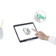 Подставка для планшета Ugreen для iPad, планшета и телефона, настольная подставка для прямых трансляций, прикроватная подставка с регулируемым углом наклона, универсальная для Apple, Huawei и Xiaomi. - изображение 2