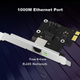 Настільна мережева карта COMFAST P10 PCI-E Gigabit Ethernet, адаптивний гігабітний мережевий порт, вбудована дротова мережева карта без драйверів 1000M для NAS - зображення 6