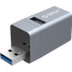 ORICO USB-хаб-розгалужувач, МІНІ-ХАБ з адаптером розширення док-станції "один до одного", хаб для прямого підключення до ноутбука, багатопортовий USB-хаб, сірий - зображення 4