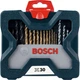Набір свердел BOSCH з круглим хвостовиком та спіральними свердлами з титановим покриттям, асортімент із 30 свердел (набір із 30 штук) - изображение 1