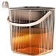 Ведро для сбора чайных остатков Wuyuehua Visible Tea Water Bucket 12L с водопроводной трубкой, ведро для сбора чайных остатков, ведро для сточных вод с утолщенным дном, фильтрующее ведро для слива воды, бытовое и коммерческое ведро для воды. - изображение 3