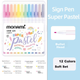 Набор акварельных ручек Monami Super Pastel на водной основе, контурные ручки для рисования и ведения дневника, раскрашивания, мягкая серия 0,7 мм, 12 цветов, артикул 04045Z12. - изображение 2