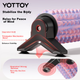 Массажный ролик Yottoy Bracket Foam Roller Stick Fixed Wolf Tooth Professional Massage Roller Fitness Tool Yoga Column Camouflage Pink - изображение 5