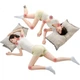 Wuyingongfang, Mu Yin Liangpin Textile Subsidiary, Sleeping Hug Pillow, Long Body Pillow for Bed, Side Sleeping Leg Pillow, Sleeping Assist - изображение 2