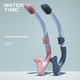 WATERTIME / Детская маска для дайвинга Shuichuan, маска для снорклинга «Три сокровища», детская маска для лица, плавательные очки, очки для подводного плавания, волшебный розовый цвет - изображение 10