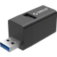 ORICO USB Hub MINI, трипортова док-станція розширення, багатоінтерфейсний адаптер для прямого підключення, чорний - зображення 4