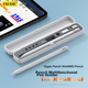 Чехол для стилуса ESCASE с конденсатором, подходит для хранения стилуса Apple Pencil второго поколения, защитный чехол для сенсорного экрана, чехол для хранения и защиты наконечника стилуса Huawei M-Pencil, серый. - изображение 5