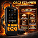 Автомобильный диагностический сканер OBD2 V520 (Upgraded 2026) — считывание ошибок Check Engine, цветной дисплей, 35 900+ кодов DTC - изображение 1