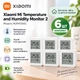 Набір 6 шт. Датчик температури та вологості Xiaomi Mi Temperature and Humidity Monitor 2 (NUN4126GL) Гігрометр Сяомі Mi Home Bluetooth - изображение 1