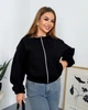 Жіночий кашеміровий бомбер вільного крою Uaclothes 42 Чорний (like39489-199291360) - зображення 2