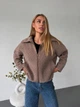 Жіноча демісезонна куртка букле Uaclothes 46 Капучино (like39497-199381350) - изображение 2