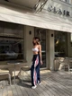 Женские спортивные брюки с лампасами на змейке / Синий 42-44 / BASED 0145820 - изображение 5