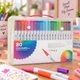Професійний набір двосторонніх маркерів-лінерів Dual Brush Pens 80 кольорів у пластиковому кейсі - зображення 7