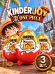 Набір kinder joy one piece 3 шт кіндер джой one piece шоколадне яйце із сюрпризом фігурки - зображення 1