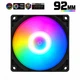 Корпусний RGB-вентилятор 90 мм для Mini ITX, 5 В ARGB SYNC, 4-pin PWM, для охолодження - зображення 1