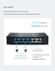 Коммутатор TP-LINK TL-SF1006PM 6-портовый 100 Мбит/с с 4 портами PoE для видеонаблюдения - изображение 5