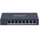 Коммутатор Hikvision DS-3E0508P-E на 8 гигабитных портов PoE неуправляемый в металлическом корпусе с грозозащитой - изображение 1
